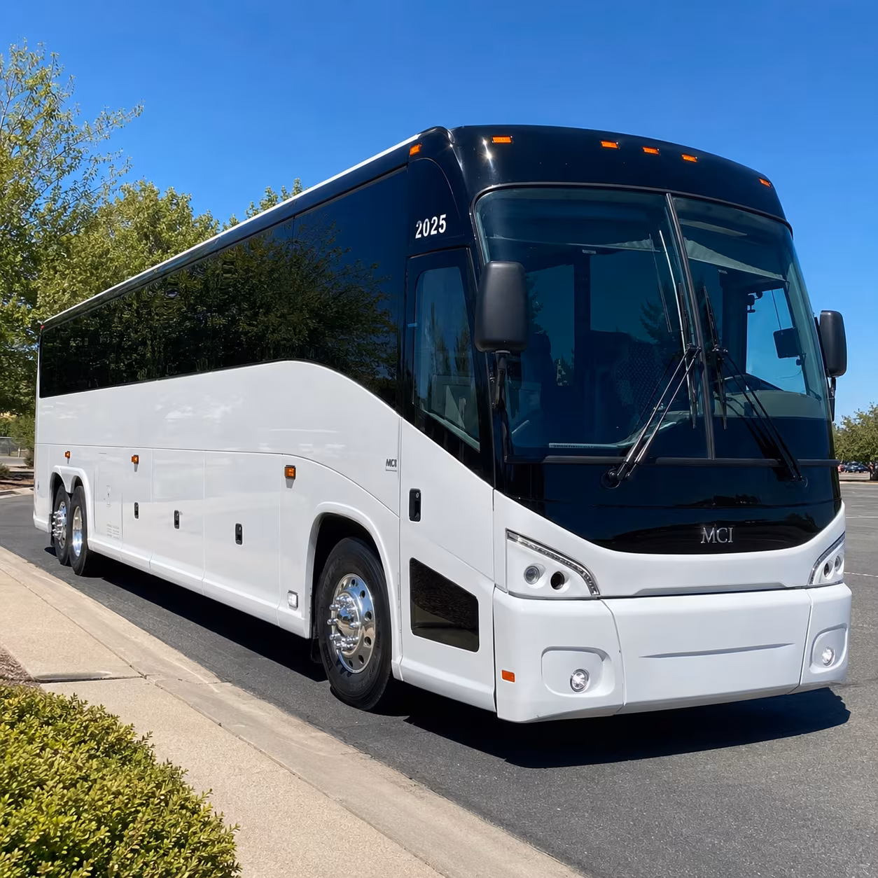 desoto charter bus rental exterior