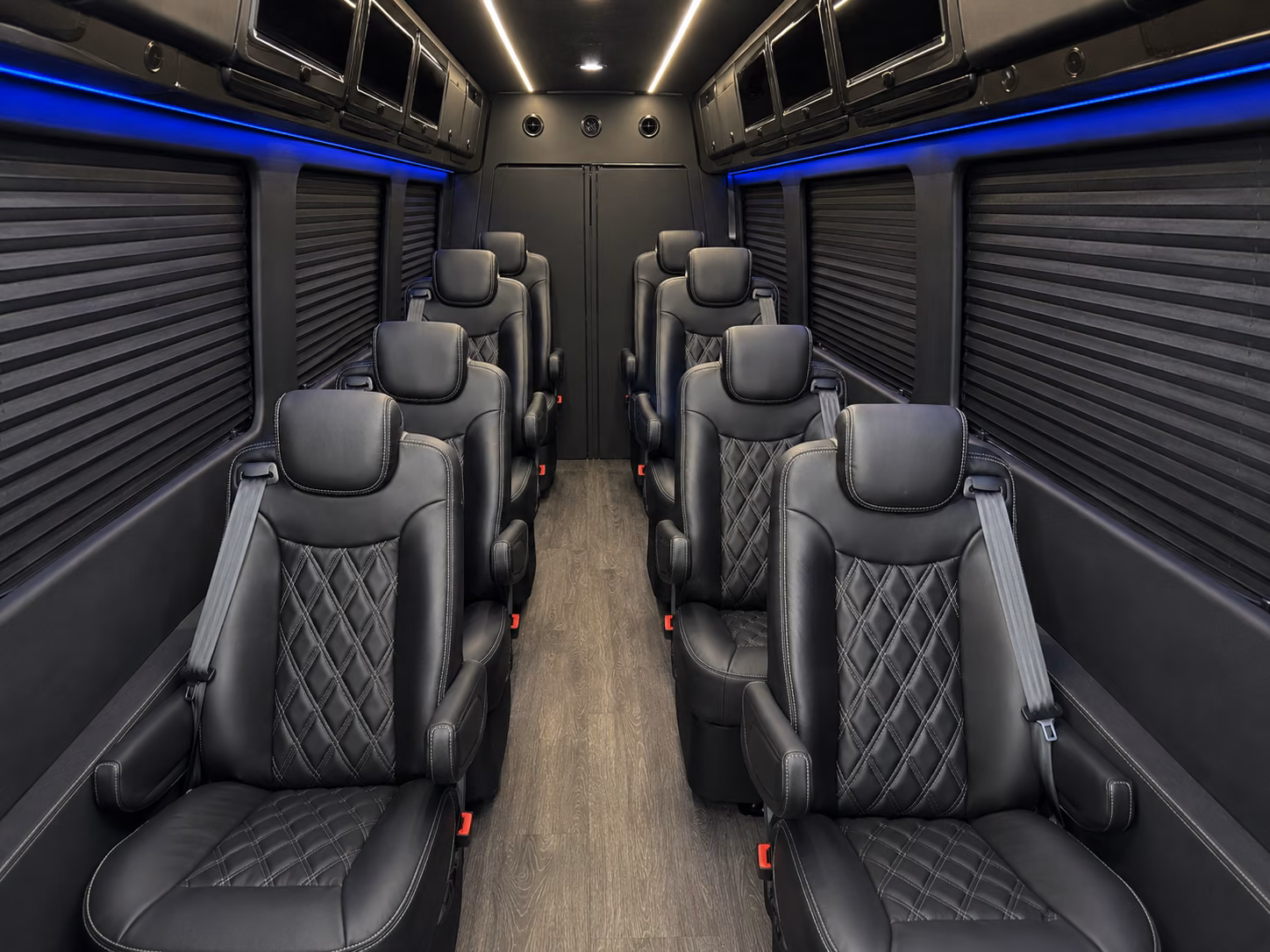 desoto corporate event transportation onboard seating