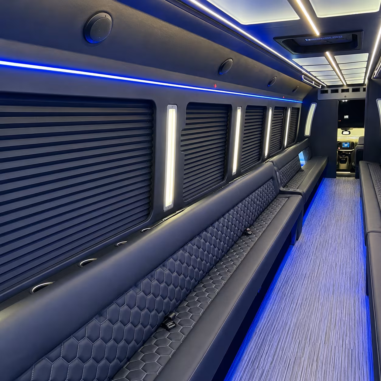 desoto party bus rental interior