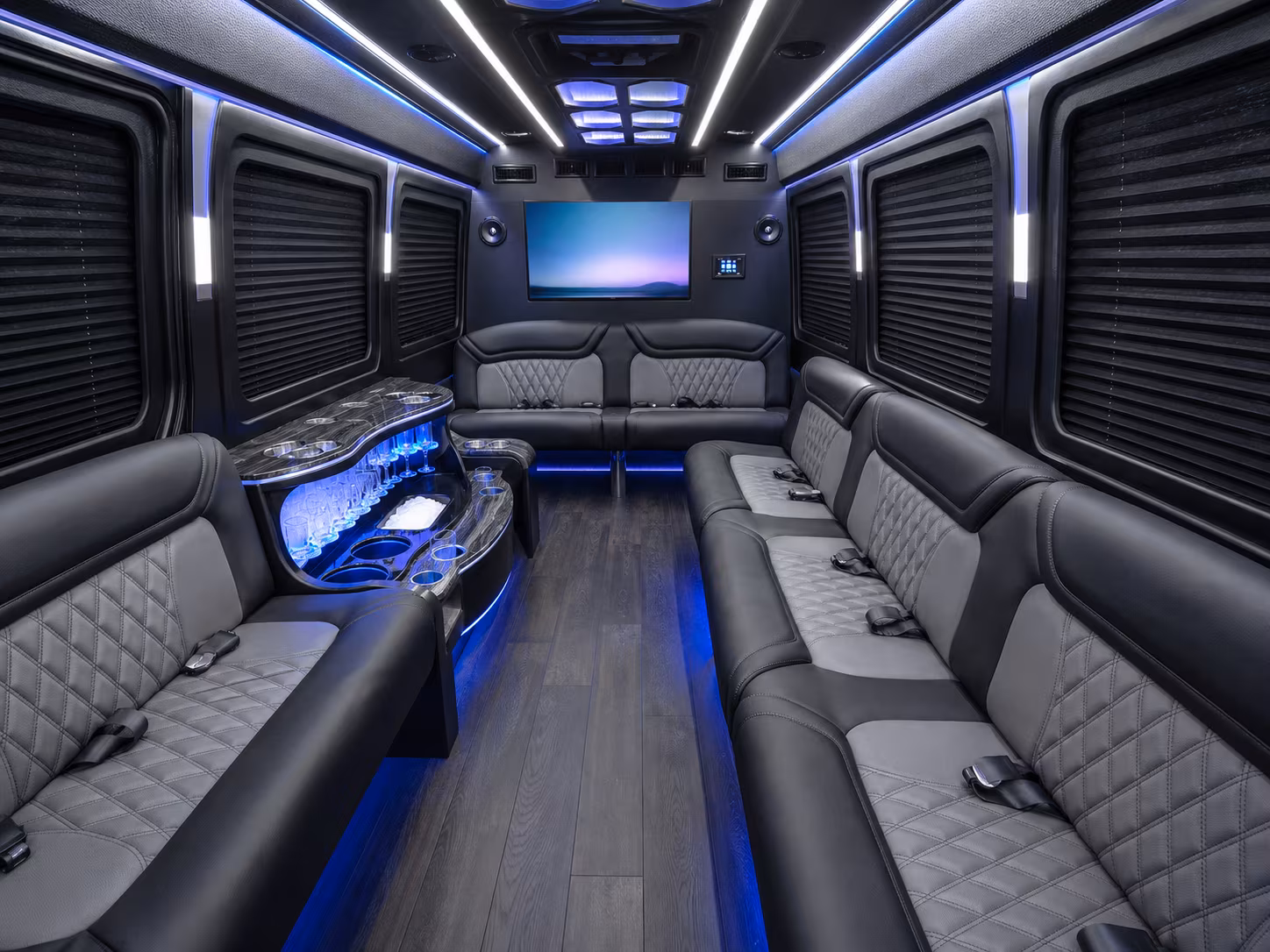 desoto private event transportation onboard seating