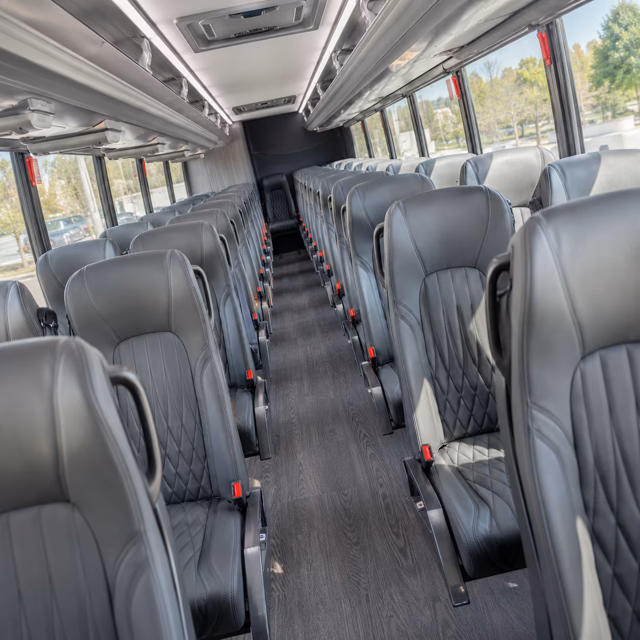 desoto sporting event transportation onboard seating