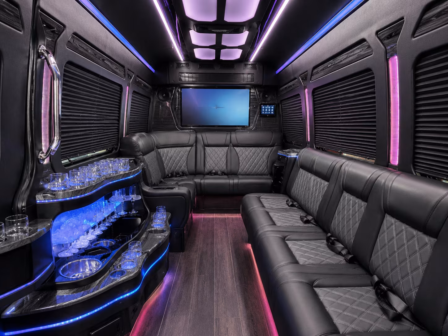 sprinter vans and party buses to lost oak winery in burleson